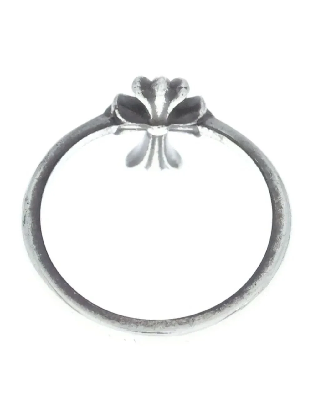 Chrome Hearts Bubblgm CH Bubblegum CH Cross Silver Ring